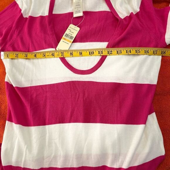 Tommy Bahama U Neck Stripes Cover Up Beach Sweater.Size S - Picture 11 of 11